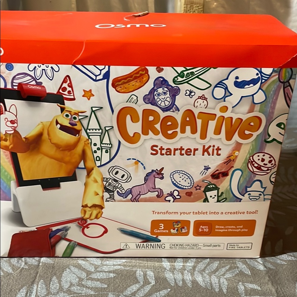 Creative Starter Kit Red and White Learning Toy